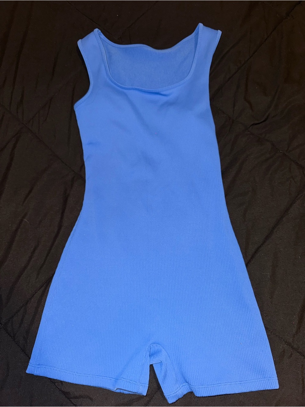 wild fable Ribbed One-Piece Bodysuit in Bright Blue